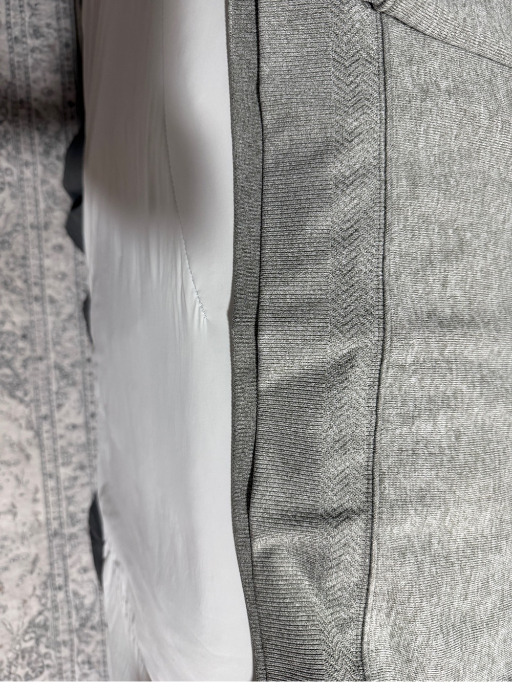 Nike Men's Light Grey Half-Zip Hooded Sweatshirt - Picture 3 of 3